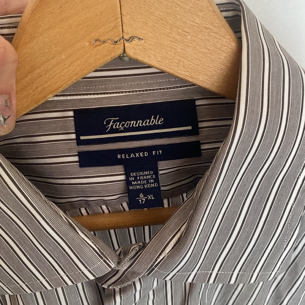 FAÇONNABLE | Striped Button Up - Picture 2 of 6